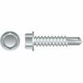 Strong-Point 6-20 x 0.37 in. Unslotted Indented Hex Washer Head Screws Zinc Plated, 20PK H606